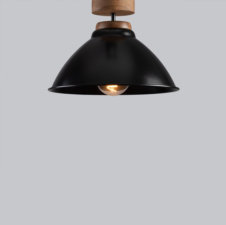 Ceiling lighting with schoolhouse style Hallway lamp image 6