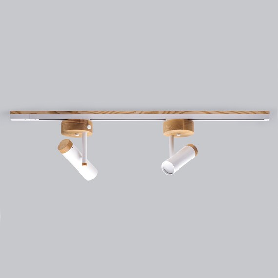 Track Lighting With Pendants Industrial Ceiling Light Modern Wood Fixtures