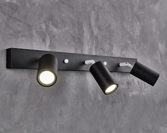 Wooden vanity lighting - Black