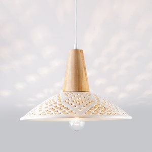 Ceramic pendant light Farmhouse lighting