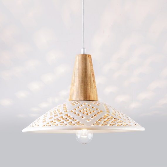 Ceramic Pendant Kitchen Island Chandelier Beach House Dining Room Lighting