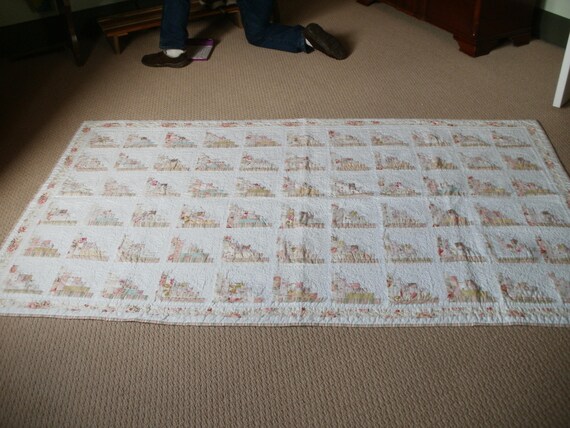 Log Cabin Quilt Etsy