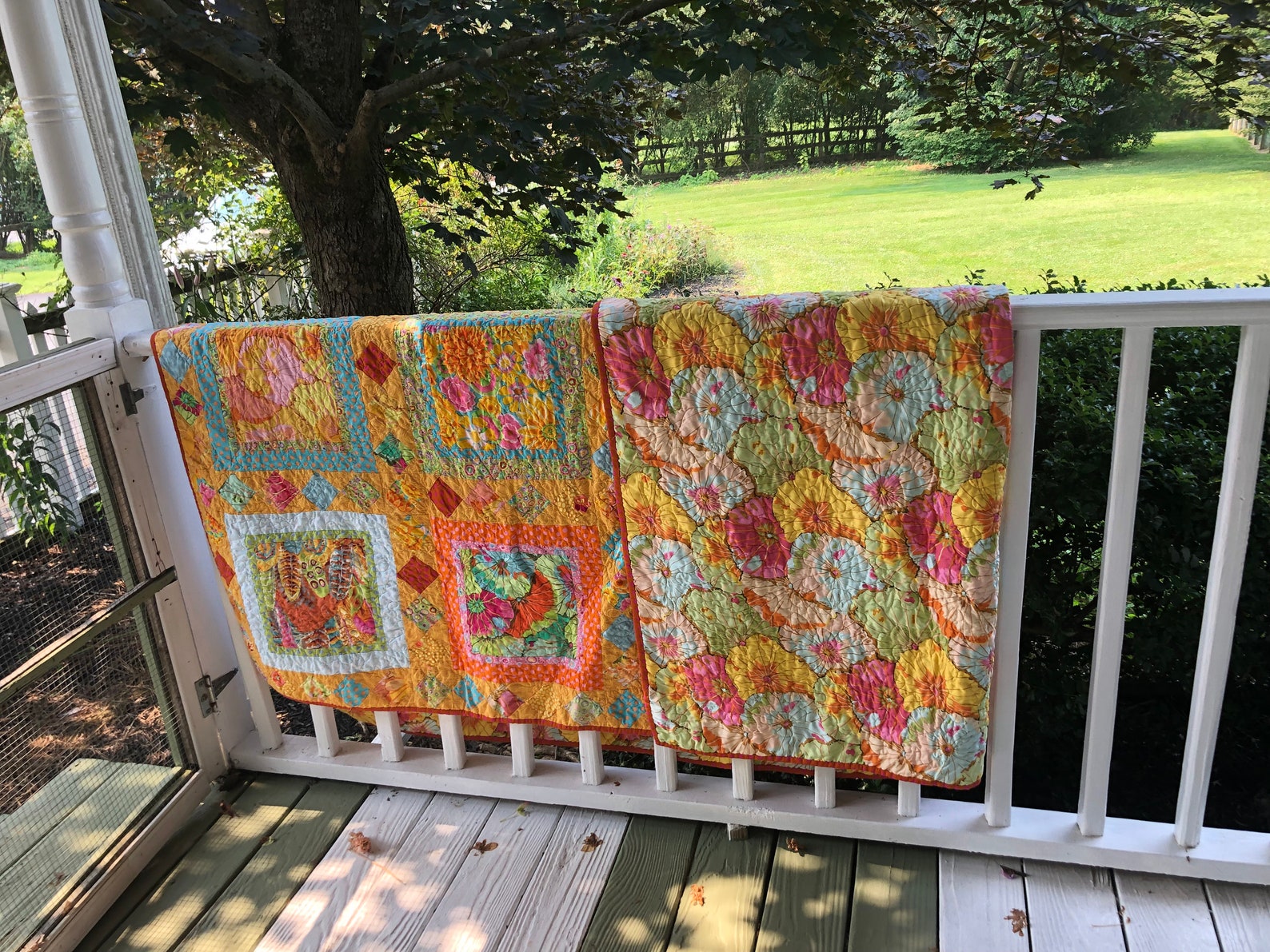 Kaffe Fassett Quilt garden Party Full Size Etsy