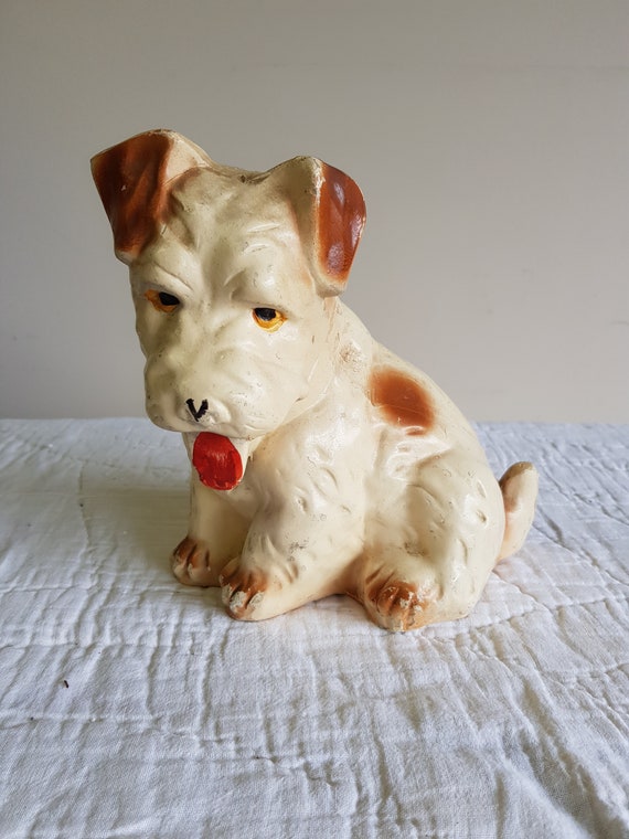 Vintage Scottie Dog Collectibles Vintage Chalkware Dog Scottie Dog