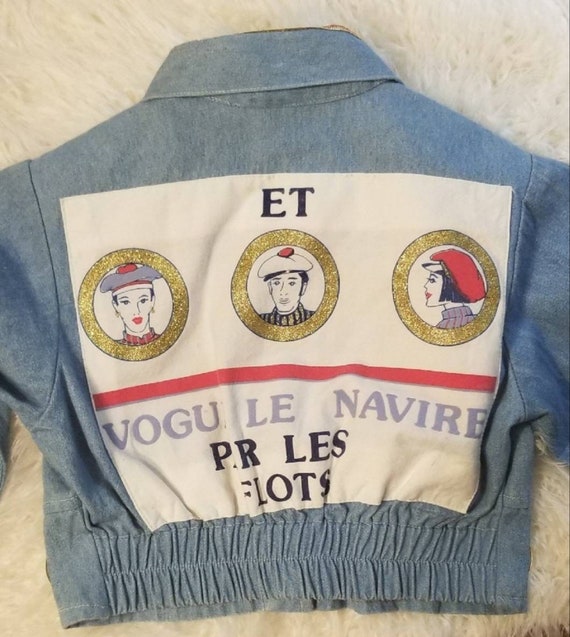 Rare Vogue French Sailors Androgynous Child Jacket