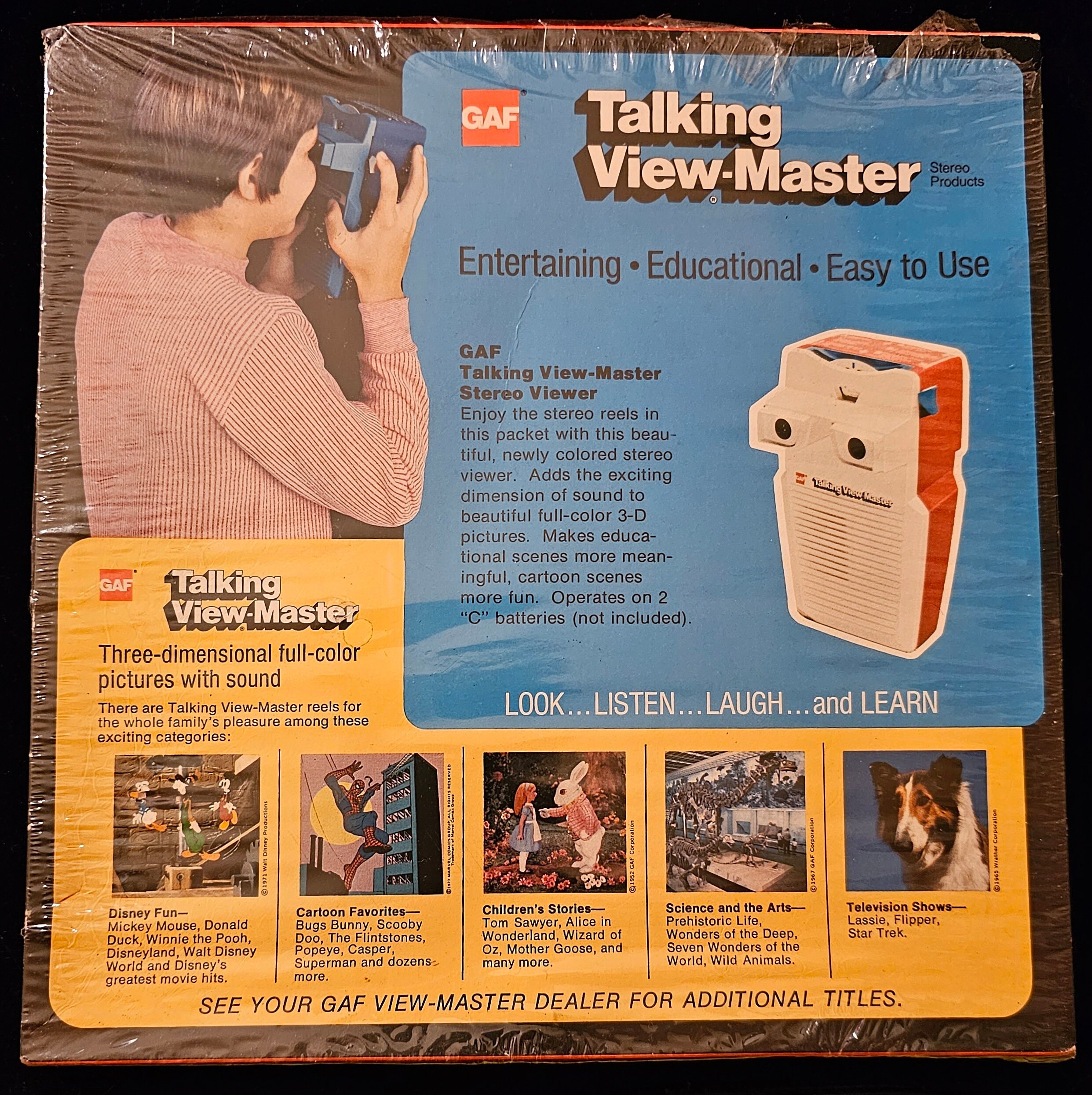 Rare Godzilla GAF Talking Viewmaster 1978 Reel Set NIB NOS Etsy