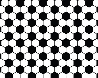 SOCCER Pattern SVG, SOCCER pattern cut files for Cricut, Soccer Template Svg, Hexagonal Pattern Svg