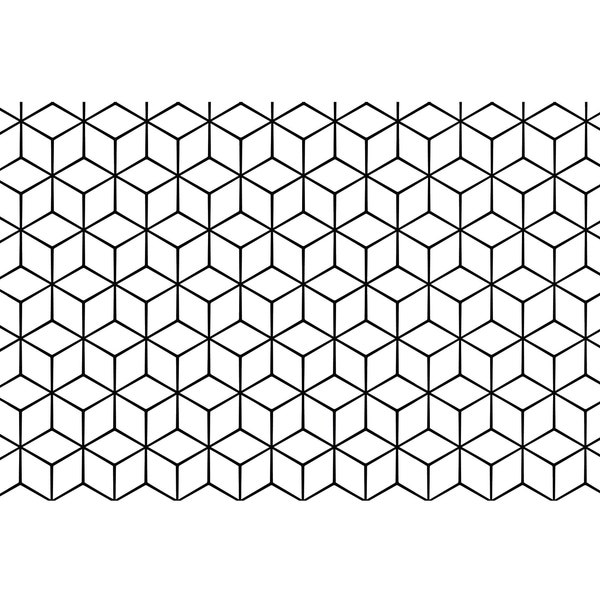 3D HEXAGONAL Pattern SVG, Cube Pattern Svg, Square Block Pattern Svg, Geometric pattern svg