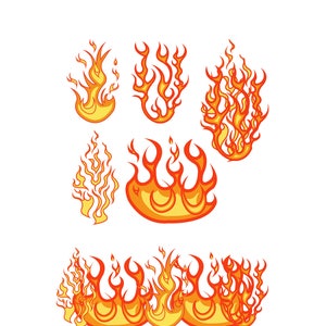 Fuoco i file in formato SVG, Clipart di fuoco, fuoco Dxf file, Cricut fiamme, fiamme Silhouette, tagliare file, Png di fuoco, fuoco tagliare file, Dxf, Png, Eps, Svg