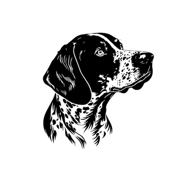 POINTER Dog SVG, POINTER Clipart, Pointer Svg Files For Cricut, Pointer Silhouette Svg, Dog svg