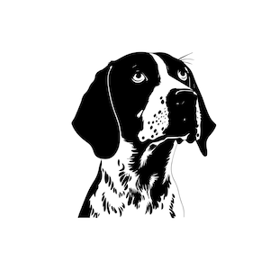 POINTER Dog SVG, POINTER Clipart, Pointer Svg Files For Cricut, Pointer Silhouette Svg, Dog svg