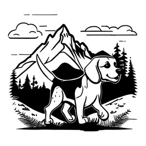 BEAGLE SVG, BEAGLE Clipart, Beagle Svg Files For Cricut, Beagle Silhouette Svg, Dog svg
