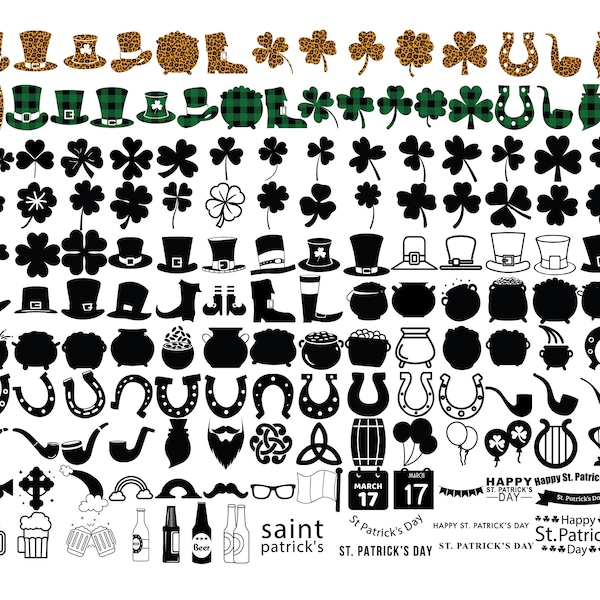 St Patrick's Day SVG, St Patrick's Day Clipart, St Patrick's Cut Files for Cricut, St Patty's Svg, Irish Svg