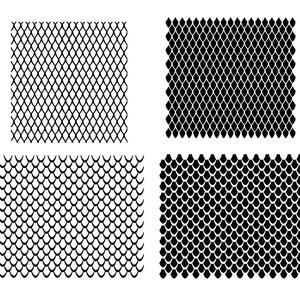 DRAGON SCALE SVG, Wzór smoczej skali, Clipart smoczej skali, Pliki do cięcia smoczej skali dla Cricut