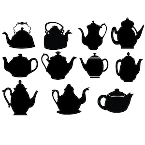 Tea Kettle, Tea Kettle SVG, Tea Kettle SVG Files, Cricut, Silhouette Cameo, ScanNCut, Tea Kettle Clipart, Tea Kettle Cut Files, Tea Svg File