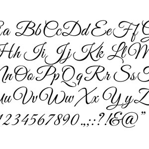 FUENTE ELEGANTE SVG, Fuente de caligrafía Svg, Fuente de script Svg para Cricut, Fuente Monograma Svg