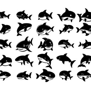 CUTE SHARK SVG, Cute Shark Svg, Cute Shark Clipart, Cute Shark Svg Cut File For Cricut