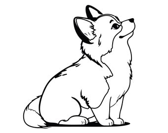 CORGI SVG, CORGI Clipart, Corgi Svg Files For Cricut, Corgi Silhouette Svg, Dog svg