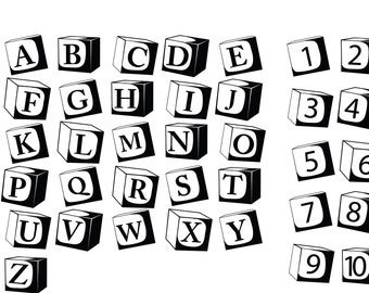 Download Free Building Blocks Svg File Block Alphabet Svg Files Building Etsy SVG Cut Files