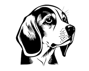 BEAGLE SVG, BEAGLE Clipart, Beagle Svg Files For Cricut, Beagle Silhouette Svg, Dog svg