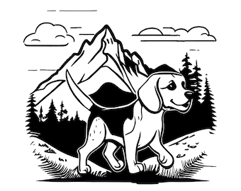 BEAGLE SVG, BEAGLE Clipart, Beagle Svg Files For Cricut, Beagle Silhouette Svg, Dog svg