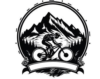 MOUNTAIN BIKE SVG, Mountain Bike Clipart, Mountain Bike Svg Cut Files For Cricut, Mtb Enduro Svg