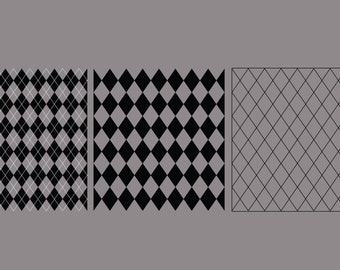 ARGYLE Pattern SVG, Diamond Pattern SVG, Argyle pattern cut files for Cricut, Argyle Template Svg