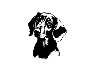 DACHSHUND Dog SVG, DACHSHUND Clipart, Dachshund Svg Files For Cricut, Dachshund Silhouette Svg, Dog svg
