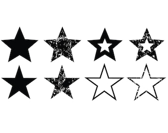 STAR OUTLINE SVG, Star Outline Svg Dateien für Cricut, Distressed Star Outline Svg, Star Outline Svg, Star Clipart