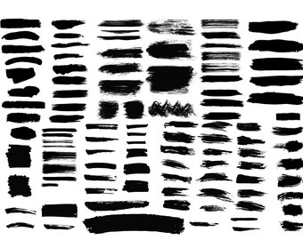 PAINT BRUSHES SVG, Paint brushes cut files, Paint brushes silhouettes svg for Cricut, Paint Brush Strokes svg