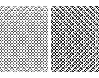 OVERLAPPING CIRCLES SVG, Overlapping Pattern cut files for Cricut, Seamless Round Pattern Svg