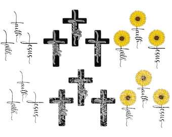 Download Sunflower Faith Svg Etsy