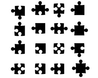 abstract puzzles online PUZZLE PIECES SVG, Puzzle pieces clipart, Puzzle pieces svg cut files for Cricut, Puzzle pieces vector