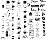 COFFEE CUP SVG Bundle, Coffee Cup Clipart Bundle, Coffee Cup Svg files for Cricut