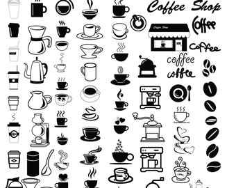 custom paper hot cups COFFEE CUP SVG Bundle, Coffee Cup Clipart Bundle, Coffee Cup Svg files for Cricut