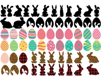 EASTER SVG Bundle, EASTER Clipart, Easter Svg Cut Files for Cricut, Easter bunny Svg, Easter eggs Svg