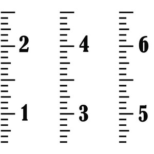 TABLA DE CRECIMIENTO SVG, Regla de crecimiento svg, Regla de pared svg, Regla de tabla de crecimiento svg para Cricut, Regla de crecimiento Clipart