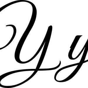 ELEGANT FONT SVG, Calligraphy Font Svg, Script font Svg for Cricut, Monogram Font Svg image 5