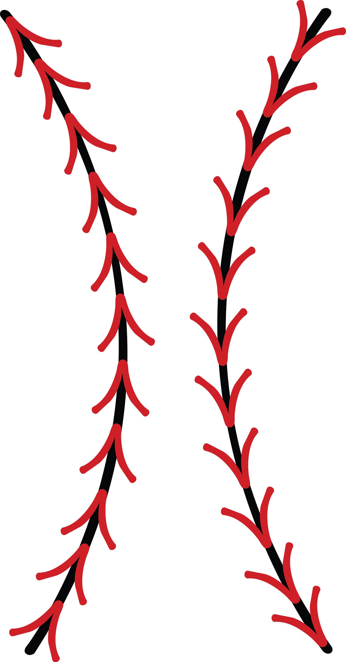 BASEBALL STITCHES SVG Bundle Baseball Stitches Clipart | Etsy Canada