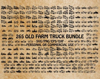 OLD TRUCK SVG, Vintage Truck Svg, Retro Farm Truck Svg Files For Cricut, Classic Pickup Art