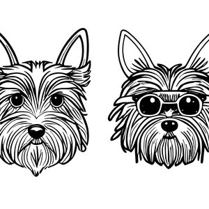 YORKSHIRE TERRIER SVG, Yorkshire Terrier Clipart, Yorkshire Terrier Svg Files For Cricut