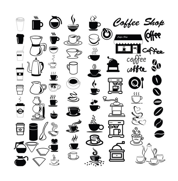 Download Coffee Cup Svg Bundle Coffee Cup Clipart Bundle Coffee Cup Etsy