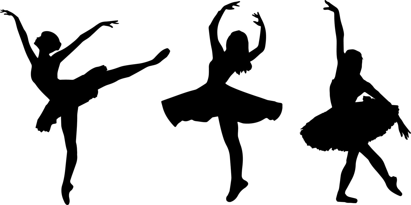 BALLERINA SVG BALLERINA Silhouette Ballerina Vector Dancing | Etsy