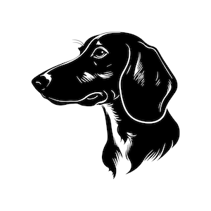 DACHSHUND Dog SVG, DACHSHUND Clipart, Dachshund Svg Files For Cricut, Dachshund Silhouette Svg, Dog svg