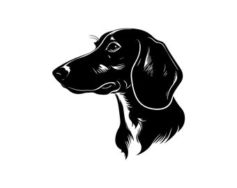 DACHSHUND Dog SVG, DACHSHUND Clipart, Dachshund Svg Files For Cricut, Dachshund Silhouette Svg, Dog svg