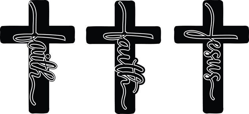 Faith Cross Sunflower SVG File