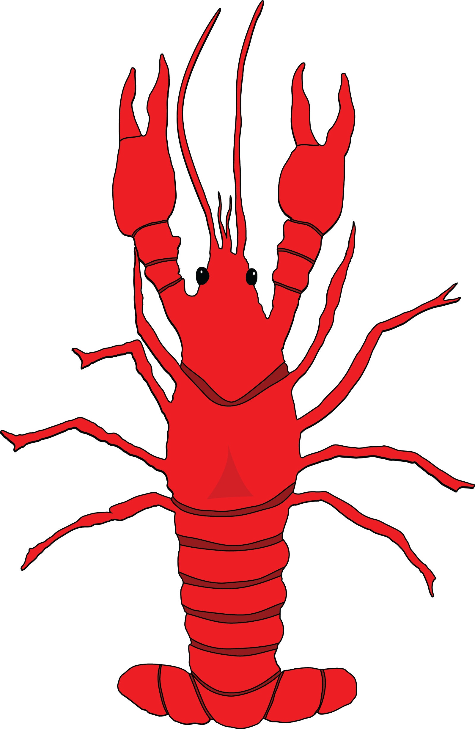 Crawfish Cut File Clip Art SVG Cricut Silhouette Cameo Etsy