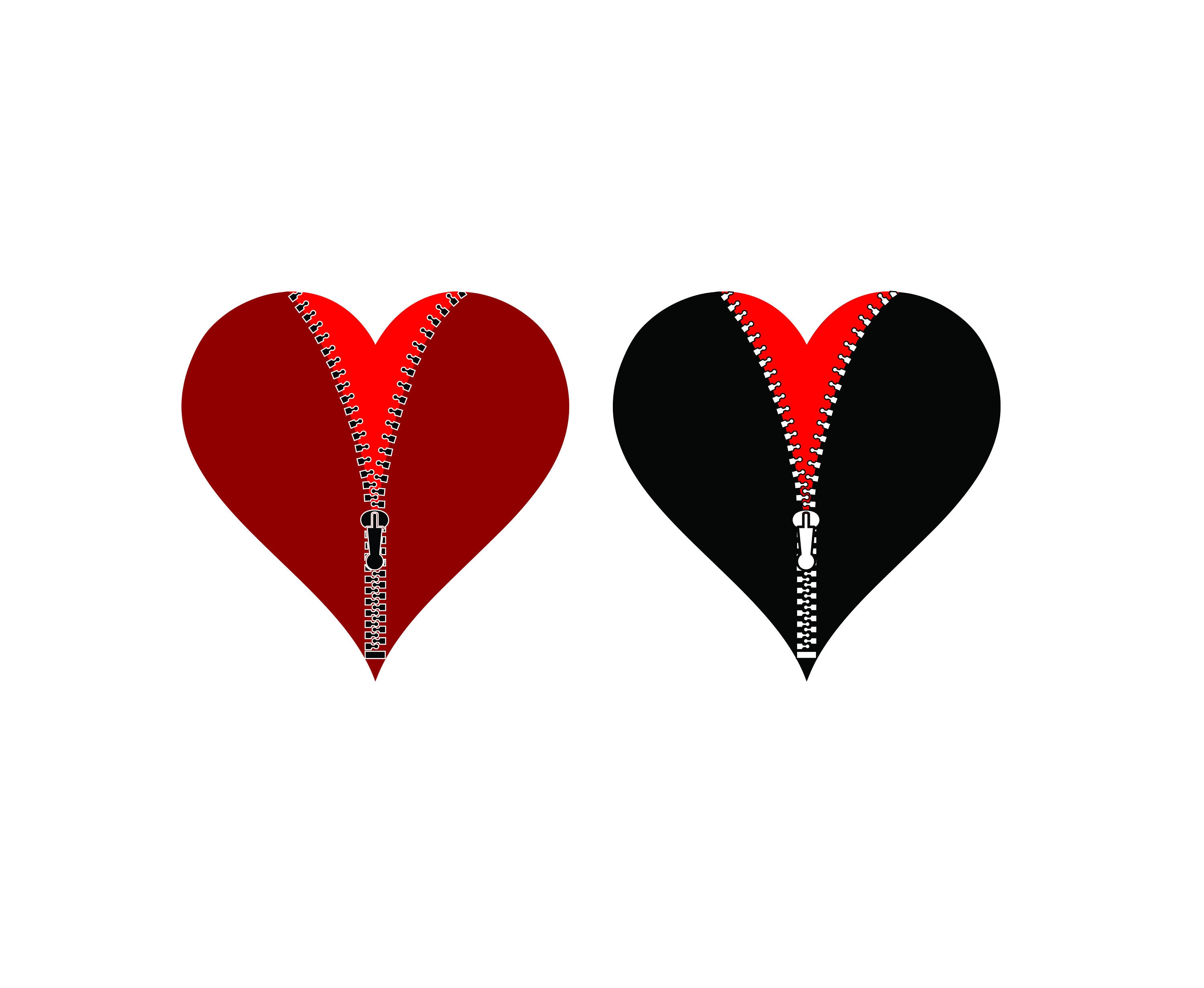 Download Zipper Zipper SVG Zipper SVG Files Heart SVG Cricut | Etsy