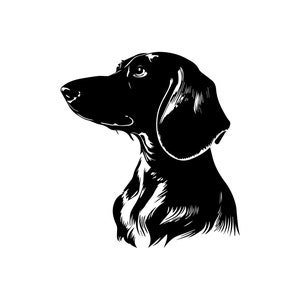 DACHSHUND Dog SVG, DACHSHUND Clipart, Dachshund Svg Files For Cricut, Dachshund Silhouette Svg, Dog svg