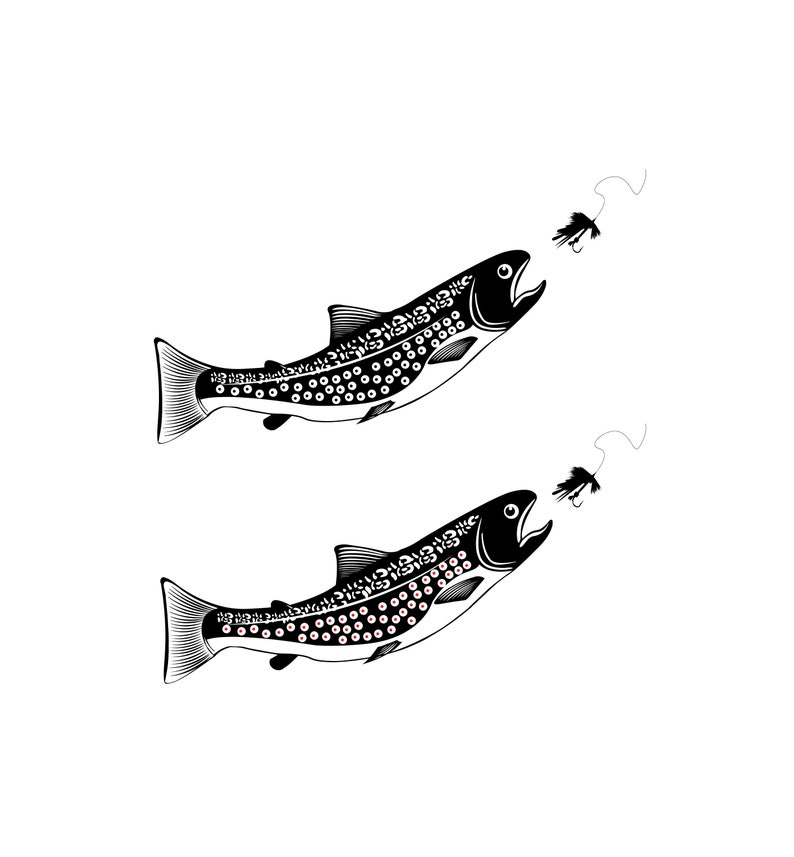 Download Trout Trout SVG SVG Trout SVG Files Cricut Silhouette | Etsy